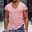 Men's T shirt Tee Plain V Neck Sports & Outdoor Sport Short Sleeve Clothing Apparel Fashion Streetwear Pink Casual Daily