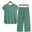 Women's Plus Size Loungewear Sets 2 Pieces Pure Color Fashion Casual Comfort Street Daily Date Modal Breathable V Wire Short Sleeve Pant Summer Spring Home Outfits