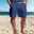 Men's Shorts Linen Shorts Summer Shorts Beach Shorts Multi Pocket Straight Leg Plain Comfort Breathable Short Casual Daily Holiday Fashion Designer White Army Green