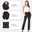 Women's Yoga Pants Side Pockets Wide Leg High Waist Yoga Fitness Gym Workout Bottoms Dark Grey Navy Black Spandex Sports Activewear High Elasticity