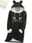 Women's Hoodie Dress Casual Dress Mini Dress Sherpa Fleece Lined Warm Outdoor Going out Weekend Hoodie Print Cat Loose Fit Black Dark Pink Blue S M L XL XXL