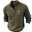 Men's Faith Pullover Sweater Jumper Zip Sweater Polo Sweater Stand Collar Retro Vintage Party Evening Wear Daily Vacation Embroidered Zipper Knitting Long Sleeve Fall Winter Sky Blue Brown Green
