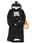 Women's Hoodie Dress Casual Dress Mini Dress Sherpa Fleece Lined Warm Outdoor Going out Weekend Hoodie Print Pocket Cat Loose Fit Black Dark Pink Blue S M L XL XXL