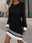 Women's Winter Dress Stripe Print Crew Neck Mini Dress Daily Vacation Long Sleeve Fall Winter