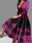 Women's Casual Dress Winter Dress Floral Print V Neck Midi Dress Date Vacation 3/4 Length Sleeve Fall Winter