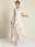 Apricot Belted Short Sleeve Maxi Shirt Dress