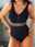 Women's Swimwear One Piece Monokini Swimsuit Backless Patchwork Tummy Control High Waist Slim Vacation Beach Wear Solid Color V Neck Sleeveless Bathing Suits