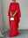 Women's Casual Dress A Line Dress Stylish Basic Casual Plain Maxi Dress Long Sleeve Crew Neck Pleated Regular Fit Vacation Daily Black Red Beige Summer Spring