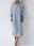 Women's White Dress Linen Dress Shirt Dress Midi Dress Button Pocket Casual Daily Shirt Collar Long Sleeve Summer Spring White Blue Plain
