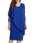 Women's Lace Dress Midi Dress Lace Patchwork Party Casual Crew Neck 3/4 Length Sleeve Navy Blue Blue Green Color