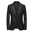Men's Blazer Business Cocktail Party Wedding Party Fashion Casual Spring &  Fall Polyester Jacquard Button Pocket Comfortable Single Breasted Blazer Black Burgundy Dark Navy