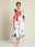 Satin Rainbow Block Pattern Maxi Shirt Dress