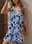 Women's Vintage Dress Elegant Dress Elegant Vintage Geometric Mini Dress Sleeveless V Neck Print Regular Fit Vacation Holiday Blue Summer