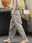 Women's Chinos Simple Classic & Timeless Full Length High Waist Solid Color Patchwork Pocket Drawstring Comfy Quick Dry Breathability Micro-elastic Casual Daily White Yellow Gray Spring, Fall