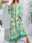 Women's Floral V Neck Maxi Dress Long Sleeve Summer Spring