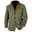 Men's Corduroy Jacket Windbreaker Daily Vacation Thermal Warm Fleece Collar No Fleece Lining Fall & Winter Plain Fashion Streetwear Lapel Regular Blue Khaki Army Green Jacket