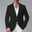 Men's Blazer Business Cocktail Party Wedding Party Fashion Casual Spring &  Fall Polyester Stripes Button Pocket Comfortable Single Breasted Blazer Black White Yellow Blue