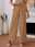 Women's Wide Leg Chinos Classic Style Full Length High Waist Plain Elastic Waistband Comfy Soft Comfortable Micro-elastic Outdoor Street Black Khaki Summer Fall Regular Fit