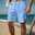 Men's Shorts Linen Shorts Summer Shorts Beach Shorts Straight Leg Plain Breathable Soft Knee Length Casual Daily Holiday Fashion Streetwear White Blue Inelastic