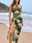 Women's Swimwear One Piece 2 Piece Monokini Skirt Swimsuit Backless Tummy Control High Waist Slim Vacation Beach Wear Floral Halter Neck Sleeveless Bathing Suits