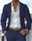 Men's Suits Outdoor Office / Career Casual Pocket Neutral All Seasons Polyester Solid Color Buttons Pocket Single Breasted Blazer Black Burgundy Dark Navy khaki