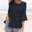 Shirt Blouse Women's White Navy Blue Green Plain Ruffle Street Daily Fashion Round Neck Regular Fit S