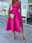 Women's White Dress Midi Dress Backless Split Wedding Party Date A Line Strap Sleeveless Black White Pink Color