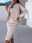 Women's Dress Set Casual Dress Skirt Set Casual Plain Buttons Midi Dress Long Sleeve Strap Outdoor Daily Black Fuchsia Gray Fall Winter Regular Fit
