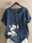 Women's Linen Shirt T Shirt Streetwear Floral Regular Tops Short Sleeve Crewneck Buttons Print Regular Fit Vacation Daily Going out Navy Blue Blue Army Green Light Blue Coffee Summer Spring