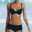 Women's Normal Swimwear Bikini 2 Piece Briefs Swimsuit Ruched Backless Vacation Sexy Pure Color Strap Sleeveless Bathing Suits