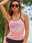 Women's Swimwear Tankini 2 Piece Swimsuit 2 Piece Modest Swimwear High Waisted Geometric Plain Strap Beach Wear Sexy Bathing Suits