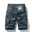 Men's Cargo Shorts Hiking Shorts Drawstring Zipper Pocket Multi Pocket Camouflage Letter Breathable Moisture Wicking Knee Length Casual Going out Casual Cargo Slim ArmyGreen Khaki Micro-elastic