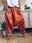 Women's Fashion Streetwear Chinos Harem Pants Side Pockets Baggy Elastic Drawstring Design Full Length Pants Casual Weekend Micro-elastic Plain Linen / Cotton Blend Comfort Mid Waist Loose Blue Gray