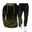 Men's Graphic Letter 2pcs Hoodies Long Sleeve Long pants 3D Sweatshirt Sets Hooded Streetwear Sportswear Basic Sports & Outdoor Casual Sports Print White Army Green Red