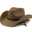 Women's Cowboy Hats Retro Carving Band Western Hats