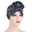 Ethnic Plaid Pattern Cashew Print Big Flower Headscarf Bonnet Women Turban Hat Turbante Femme Musulman India Hat Islamic Head Wrap Turban
