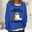 Women's Oversized Sweatshirt Pullover Cotton Blend Cat Sports Active Sports Streetwear I HAD MY PATIENCE TESTED Oversized Round Neck Long Sleeve Micro-elastic  Comfrt Breathable Soft Fabric