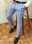 Men's Trousers Chinos Chino Pants Plaid Dress Pants Print Lattice Full Length Casual Daily Casual Trousers White & Blue Purple Micro-elastic
