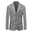 Men's Blazer Jacket Blazer Fashion Party Retro Solid Colored Silver Gold Standard Fit Single Breasted One-button