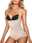 Bodysuit Women's Black color Mesh Elastic Waist Daily Sexy Skinny S Home Outfits