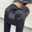 Women's Fleece Pants Tights Leggings Fashion Full Length Solid Colored Tummy Control Butt Lift Comfort Stretchy Casual Daily Black Wine Navy Blue Brown