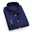 Men's Dress Shirt Button Down Shirt Collared Shirt Non Iron Shirt Oxford Shirt Striped Wedding Outdoor Black+White+Navy Blue White Navy Blue Blue Long Sleeve Turndown Spring &  Fall Clothing Apparel
