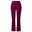 Women‘s Dress Work Casual Pants Trousers Straight Full Length Pocket Stretchy Trousers  Daily Black Wine S M