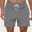 Men's Board Shorts Swim Shorts Swim Trunks Beach Shorts Drawstring with Mesh lining Elastic Waist Plain Breathable Soft Short Casual Daily Holiday Streetwear Hawaiian Black Green Black Micro-elastic