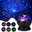 Starry Night Light Projector Galaxy Light Projector Led Rotating Moon Star Projector Night Light Lamps for Bedroom Party Decorations Birthday Gifts