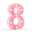 LED Letter Lights Light Up Pink Letters Glitter Alphabet Letter Sign Battery Powered for Night Light Birthday Party Wedding Girls Gifts Home Bar Christmas Decoration Pink Letter