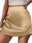Women's Skirt A Line Mini High Waist Skirts Solid Colored Street Daily Summer Satin Fashion Sexy Summer Apricot Black Pink Dark Green