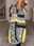 Women's Geometric Color Block Print Split Neck Long Dress Maxi Dress Daily Vacation Long Sleeve Spring Fall
