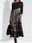 Women's Winter Dress Floral Animal Ruched Patchwork Crew Neck Long Dress Maxi Dress Daily Vacation Long Sleeve Fall Winter