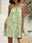 Women's Floral Ruched Asymmetrical Mini Dress Beach Sleeveless Summer